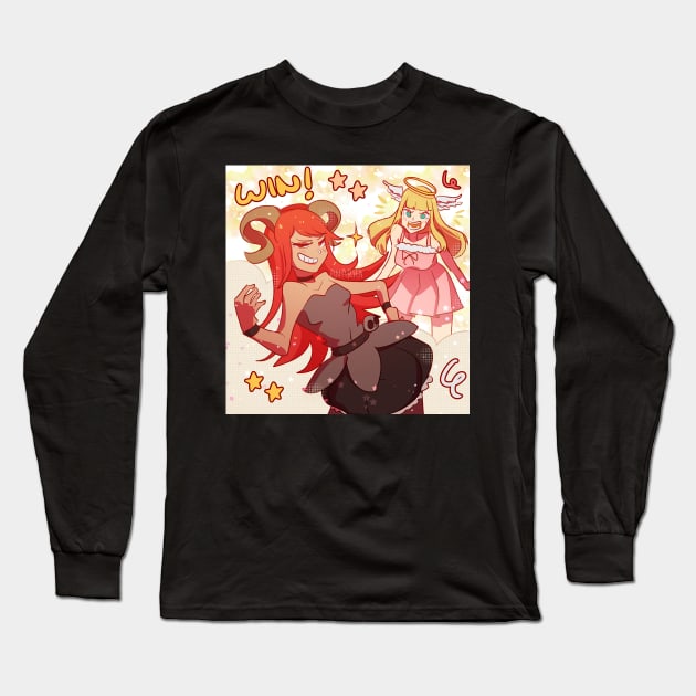 Angel and Devil chan Long Sleeve T-Shirt by Anarha